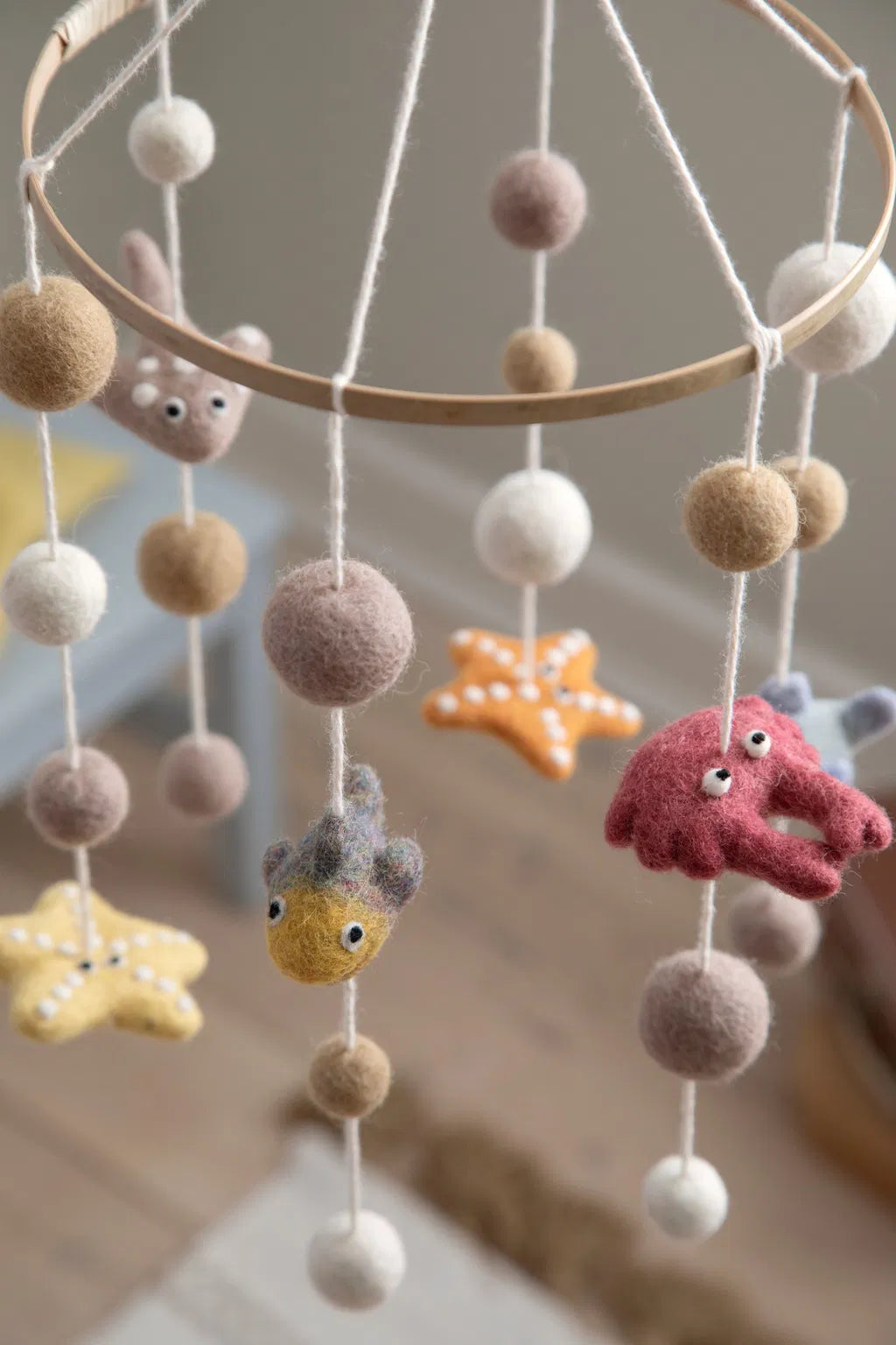 Felt Wool Mobile | Gry & Sif - Mobile Sea Animals