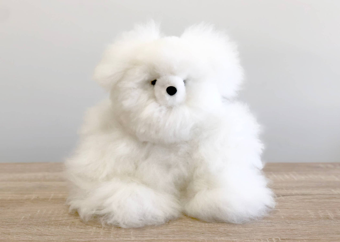 Pluszowa alpaka - mały miś teddy