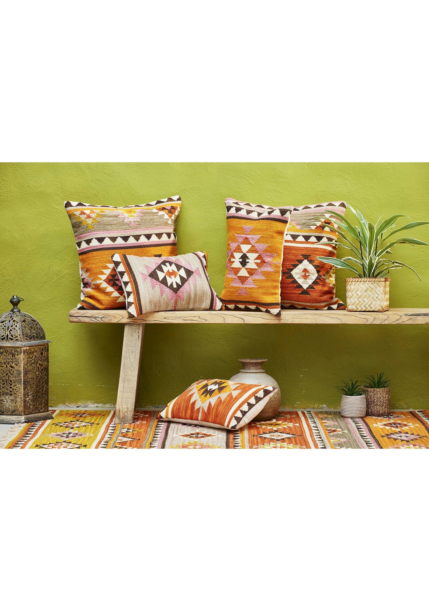 Kunduz Hand loom Kilim Cushion Cover 35x50cm