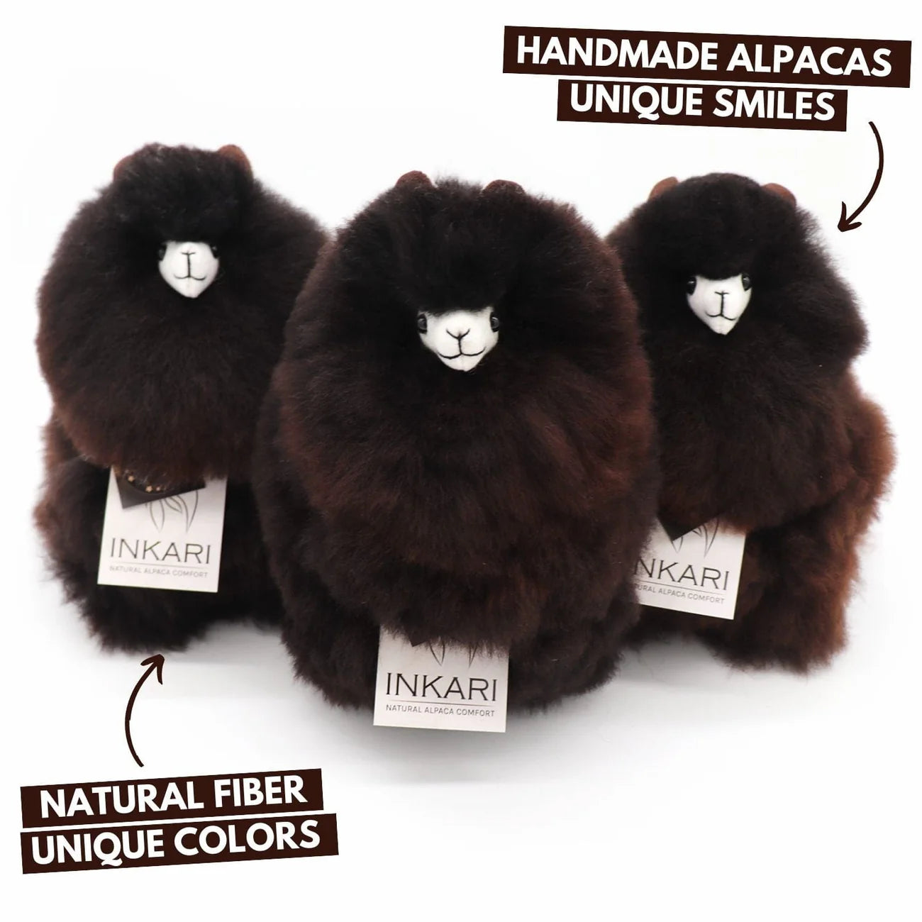 Alpaca Stuffed Animal | INKARI Natural - Cacao