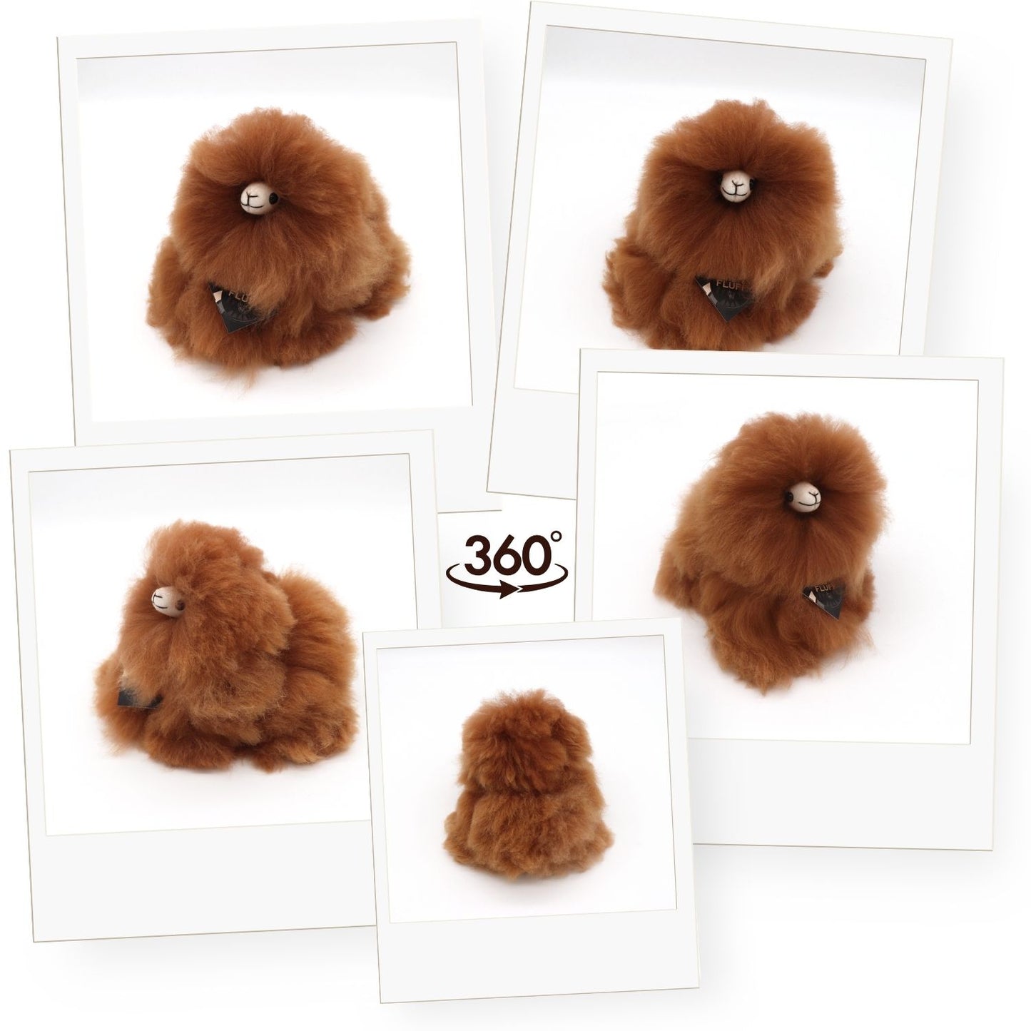 Alpaka Pluszowa Zabawka | INKARI Monsterfluff - Orzech Laskowy