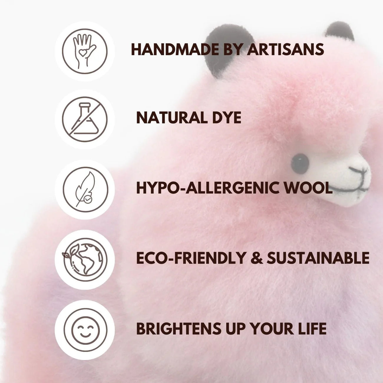 Alpaca Stuffed Animal | INKARI Limited Edition - Pastel Party