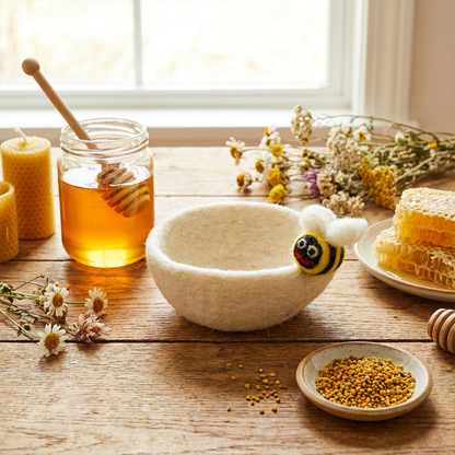 Felt Garden Bugs Trinket Dish Home Decoration