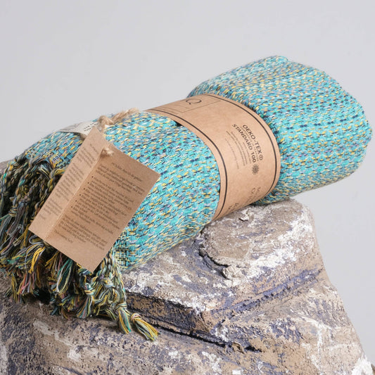 Hammam Towel | cotonIQ - Mexico - Turquoise