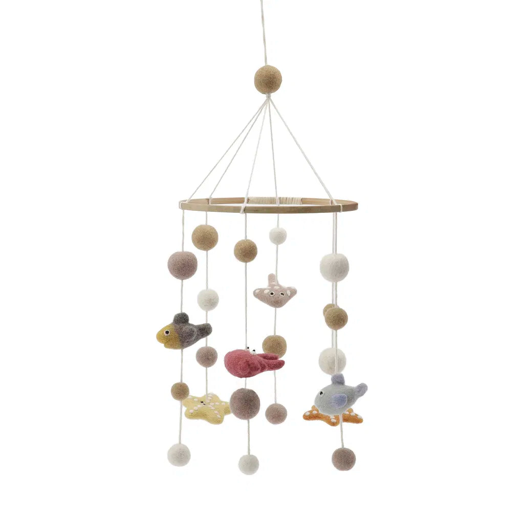 Felt Wool Mobile | Gry & Sif - Mobile Sea Animals