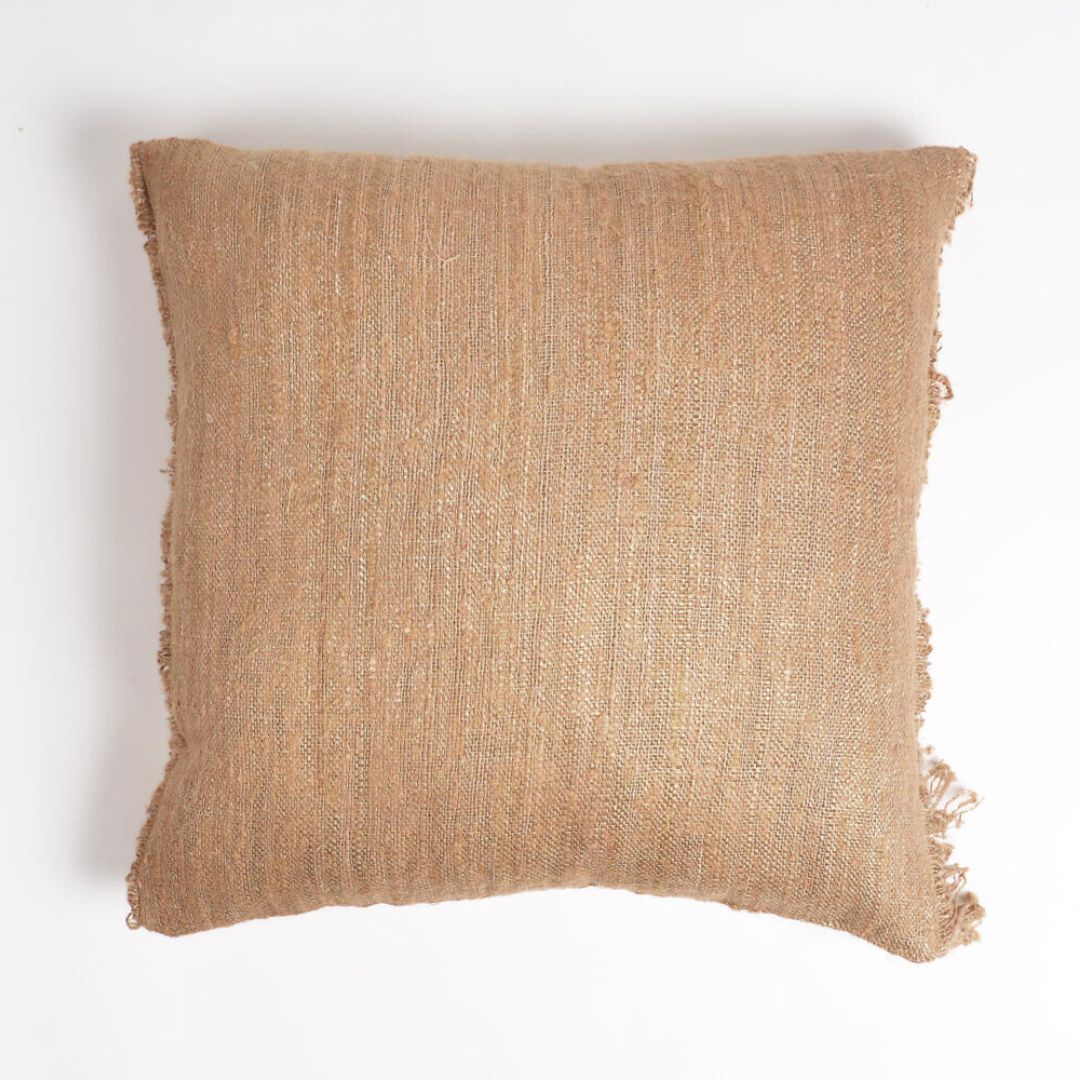 Pokrowiec na poduszkę w kolorze brzoskwiniowym