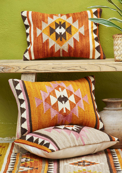 Kunduz Hand loom Kilim Cushion Cover 35x50cm