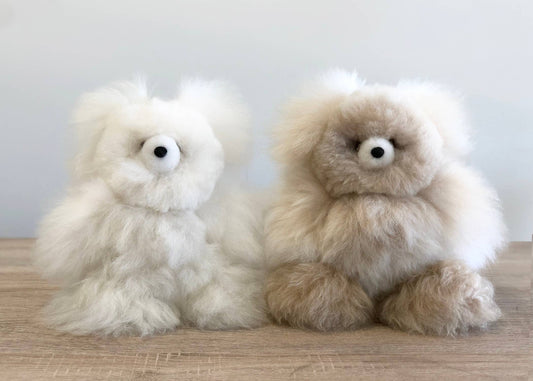 Pluszowa alpaka - mały miś teddy