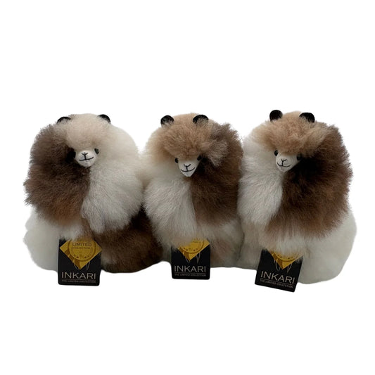 Alpaca Stuffed Animal | INKARI Limited Edition - Light Brown Calico
