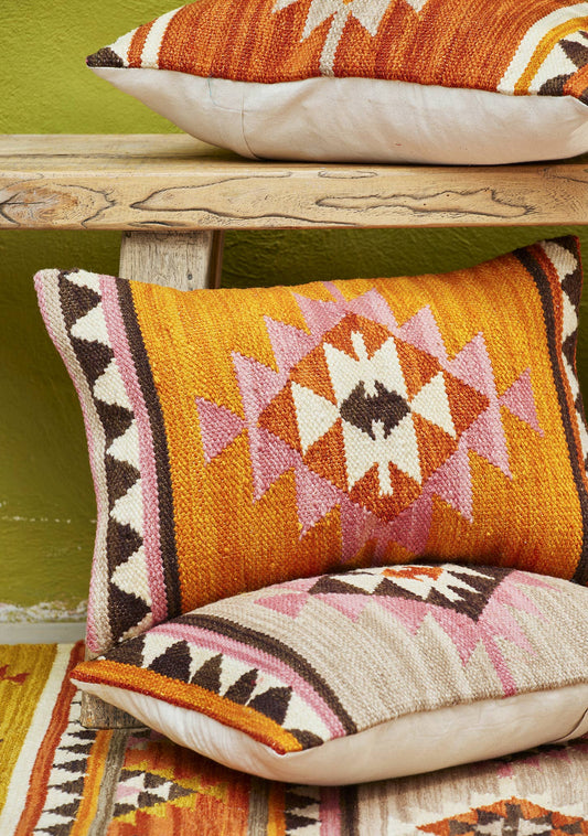Kunduz Hand loom Kilim Cushion Cover 35x50cm