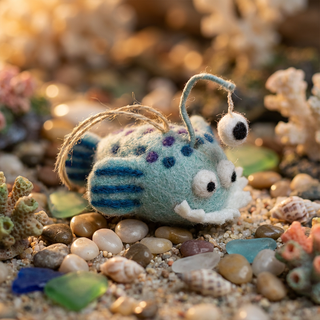 Felt Finnigan the Fish Hanging Decoration | Felt So Good