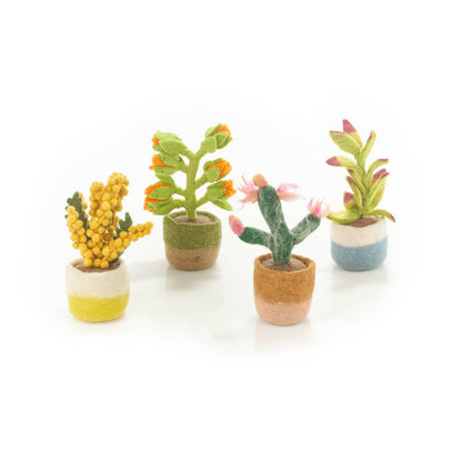 Felt Happy Houseplants Artificial Plant Cactus