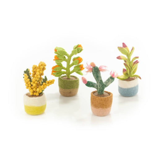Felt Happy Houseplants Artificial Plant Cactus