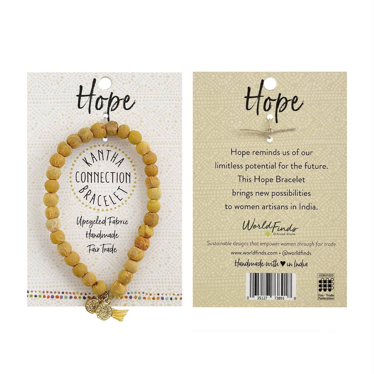 Hope • Kantha Connection Bracelet