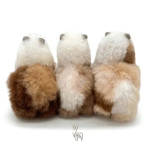 Flake INKARI Limited Edition alpaca stuffed animal — medium 32 cm size, handcrafted in Peru