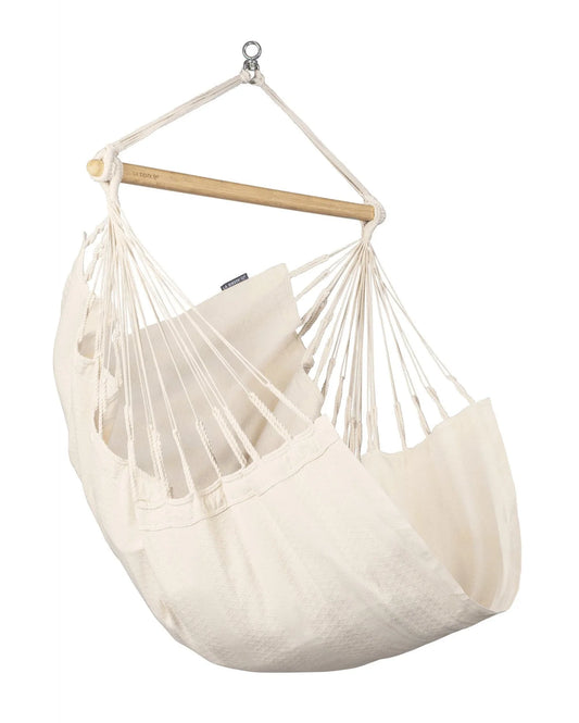 Organic Cotton Basic Hammock Chair | La Siesta - Habana Basic - Latte