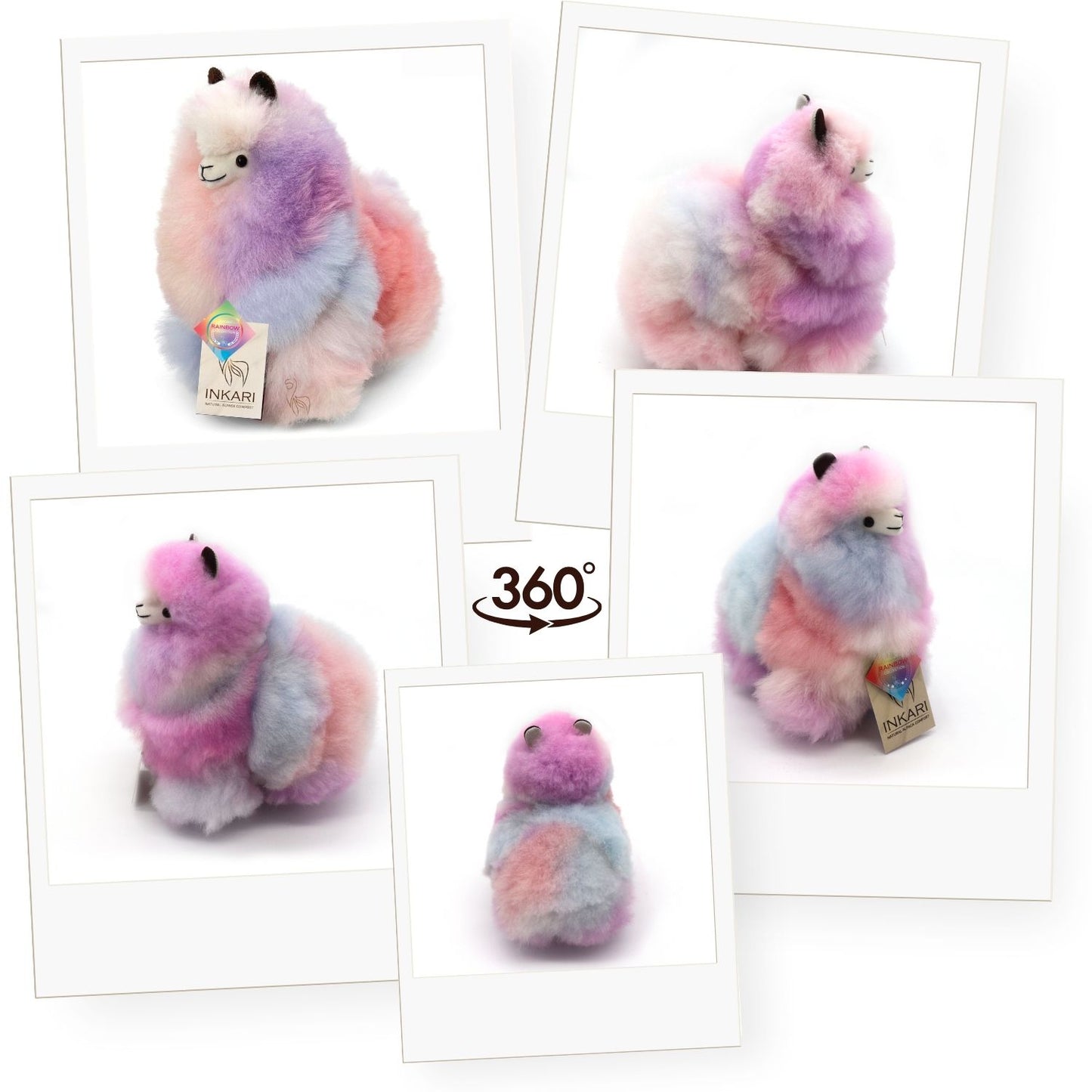 Alpaka Pluszowa Zabawka | INKARI Tęcza - Galaktyka