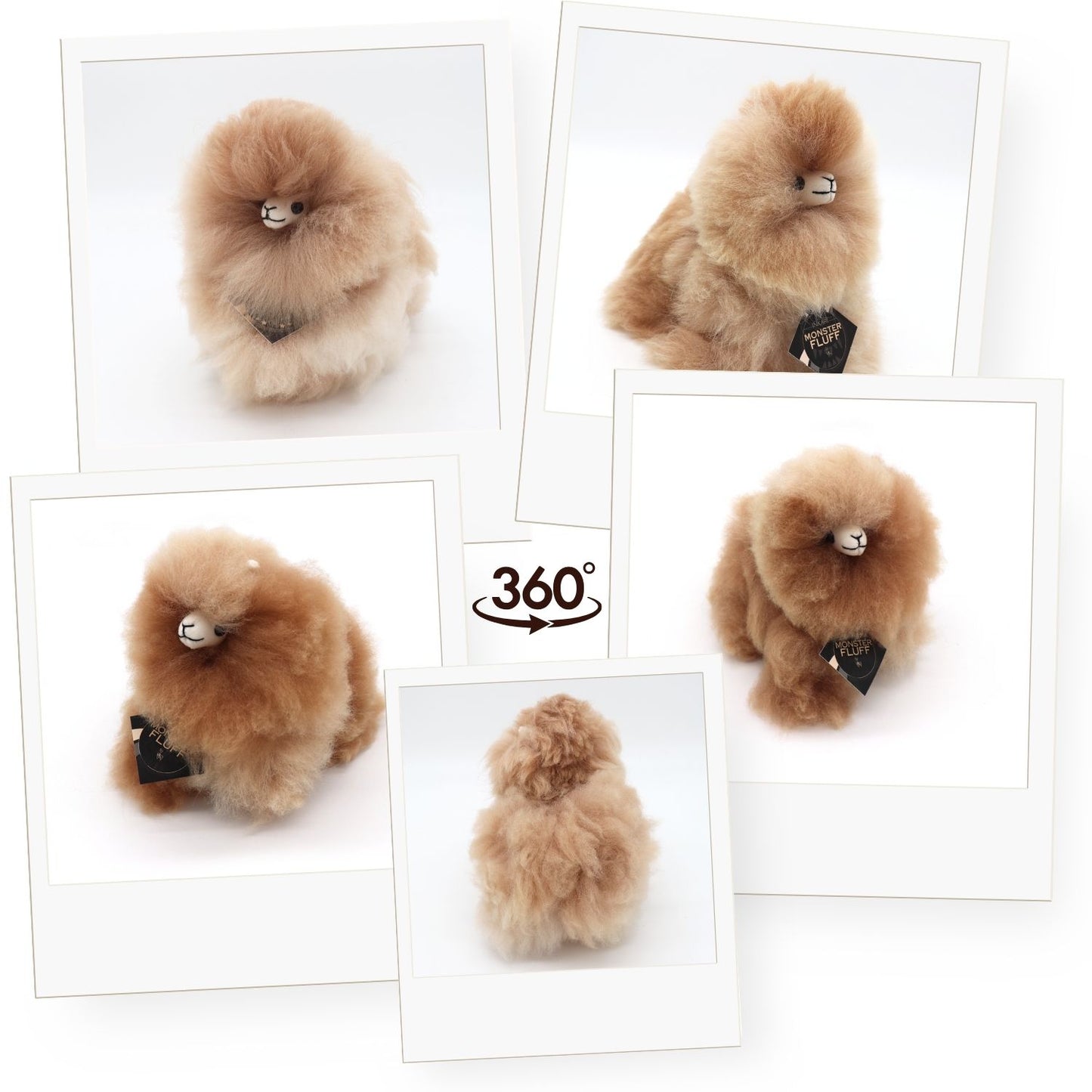 Alpaka Pluszowa Zabawka | INKARI Monsterfluff - Piaskowiec