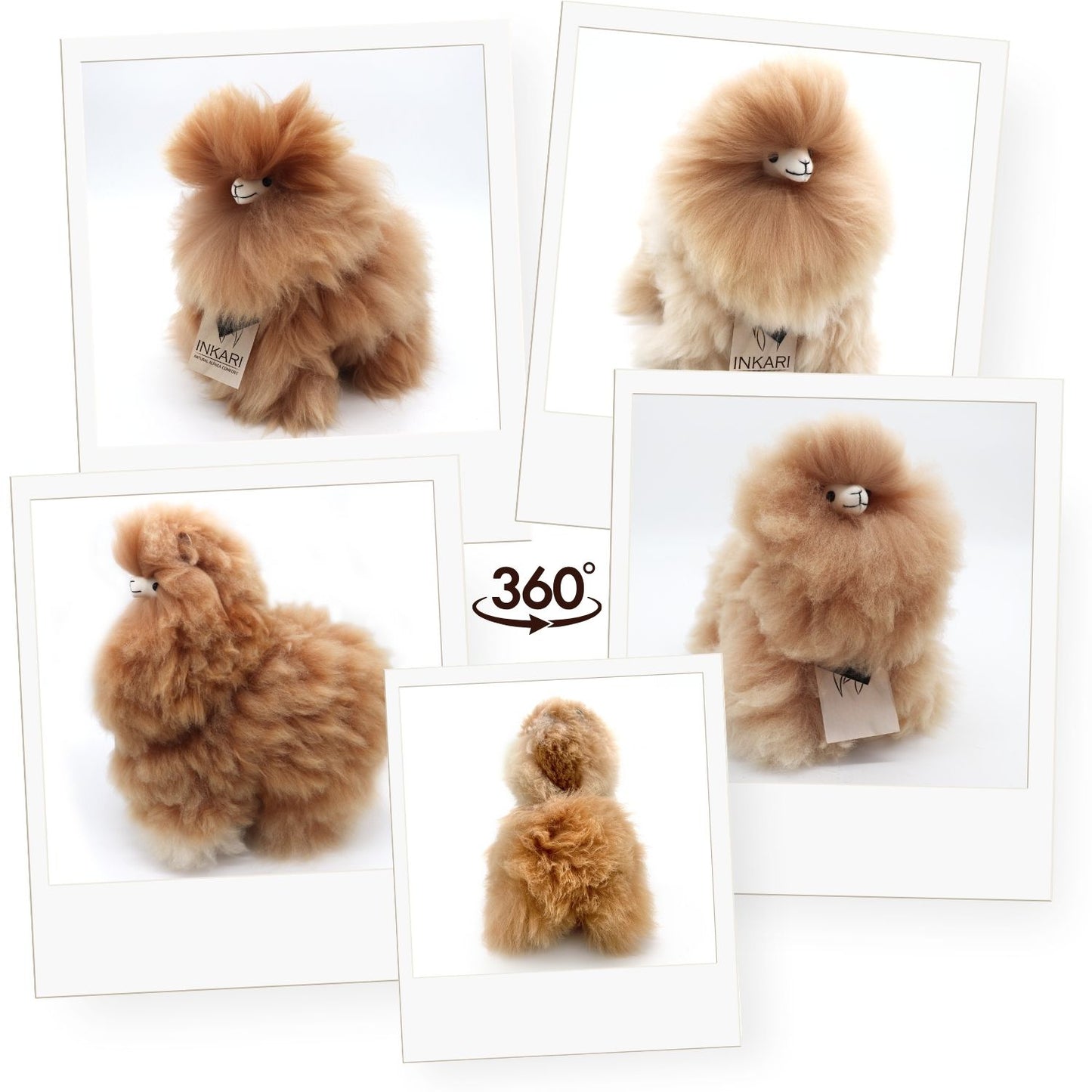 Alpaka Pluszowa Zabawka | INKARI Monsterfluff - Piaskowiec