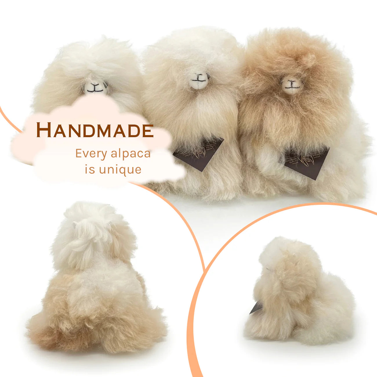 Alpaka Pluszowa Zabawka | INKARI Monsterfluff - Sahara