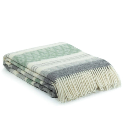 Wool Throw Blanket | MoST - Ugle Green