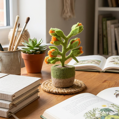 Felt Happy Houseplants Artificial Plant Cactus
