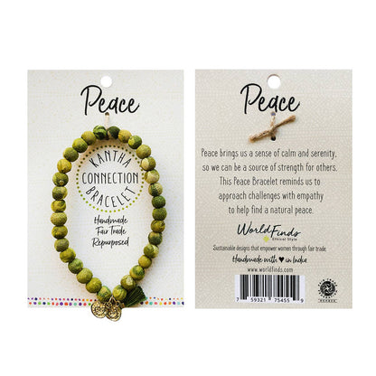 Peace • Kantha Connection Bracelet