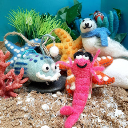 Felt Finnigan the Fish Hanging Decoration | Felt So Good