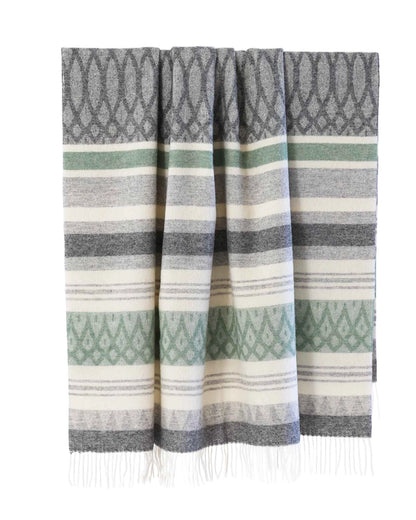 Wool Throw Blanket | MoST - Ugle Green