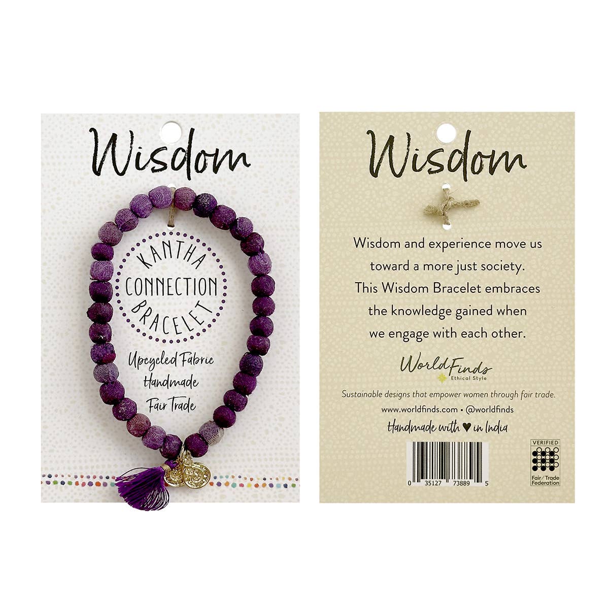 Wisdom • Kantha Connection Bracelet
