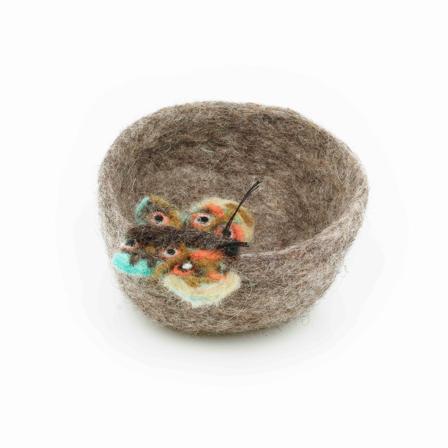 Felt Garden Bugs Trinket Dish Home Decoration