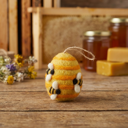 Felt Busy Beehive Hanging Decoration
