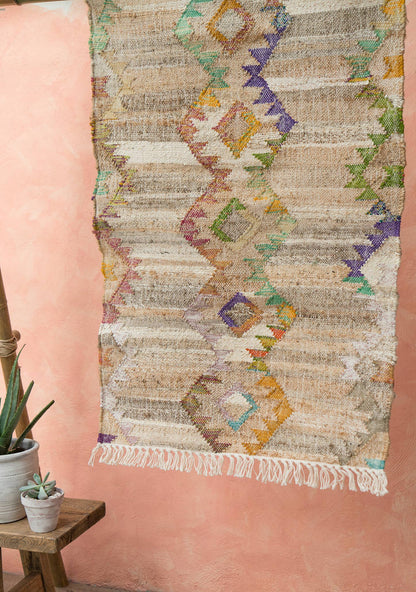 Harini Cotton/Hemp Kilim Rug, 75 X 135Cm