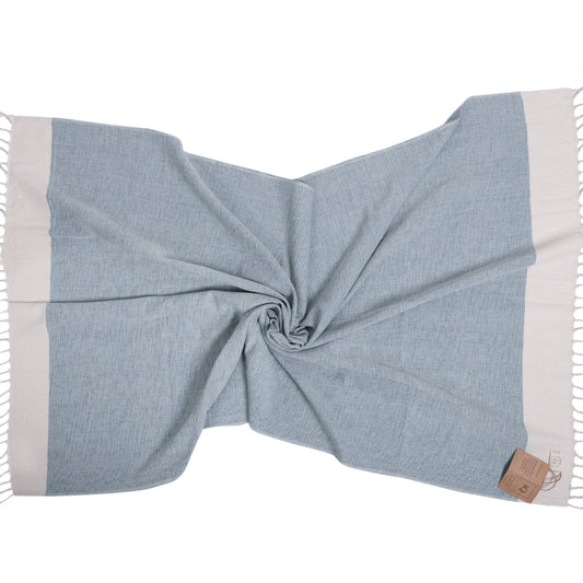 Hammam Towel | cotonIQ - Ecuador - Blue