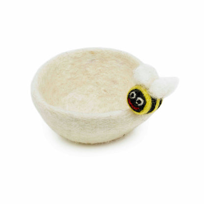 Felt Garden Bugs Trinket Dish Home Decoration