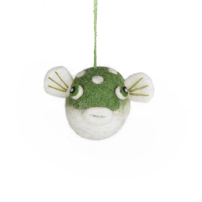 Felt Puffer Fish Sealife Hanging Decoration | Felt So Good