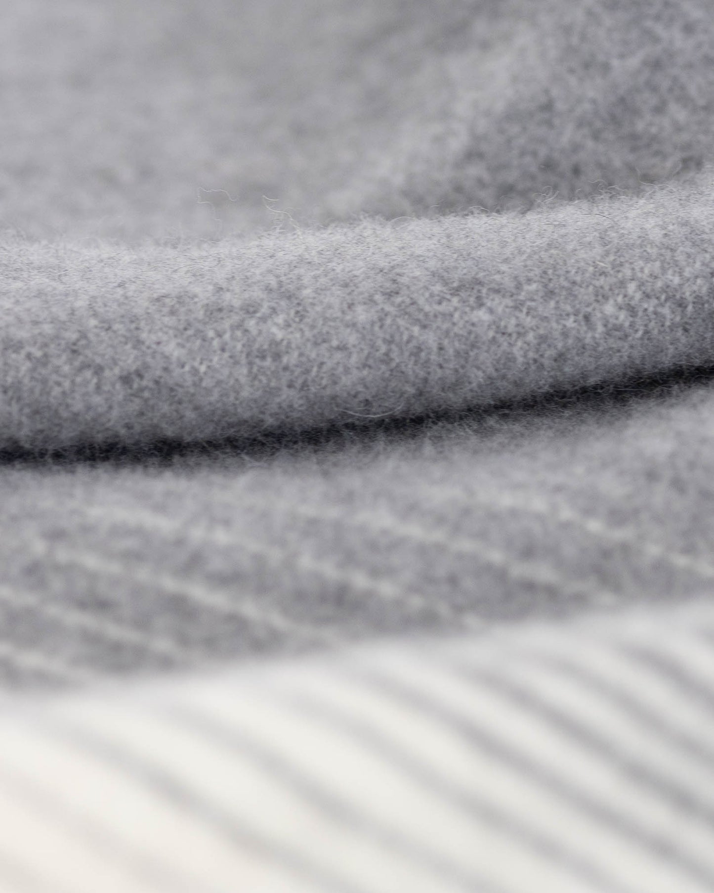 Merino/Cashmere Luxury Double Bed Blanket | MoST - Ivory Mist