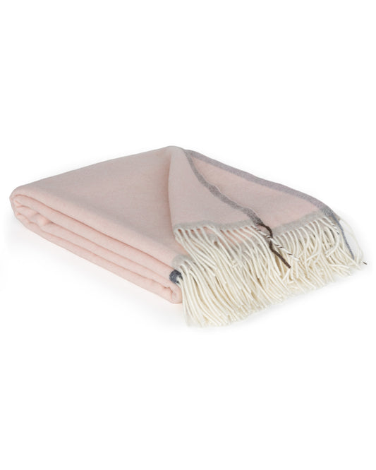 Merino/Cashmere Soft Throw Blanket | MoST - Milano Rosa Orlo