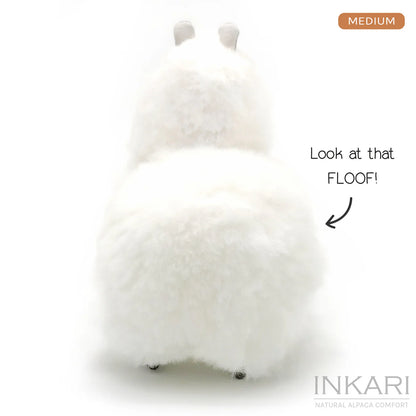 Alpaca Stuffed Animal | INKARI Natural - Ivory White